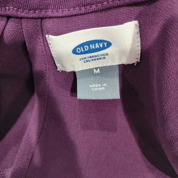 Old Navy Tunic Long Sleeve Lace Shoulder Size M - Picture 2 of 3